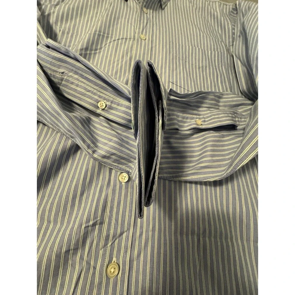 J Crew Haberdashery Shirt Men's Medium Long Sleeve 80s‎ Two Ply